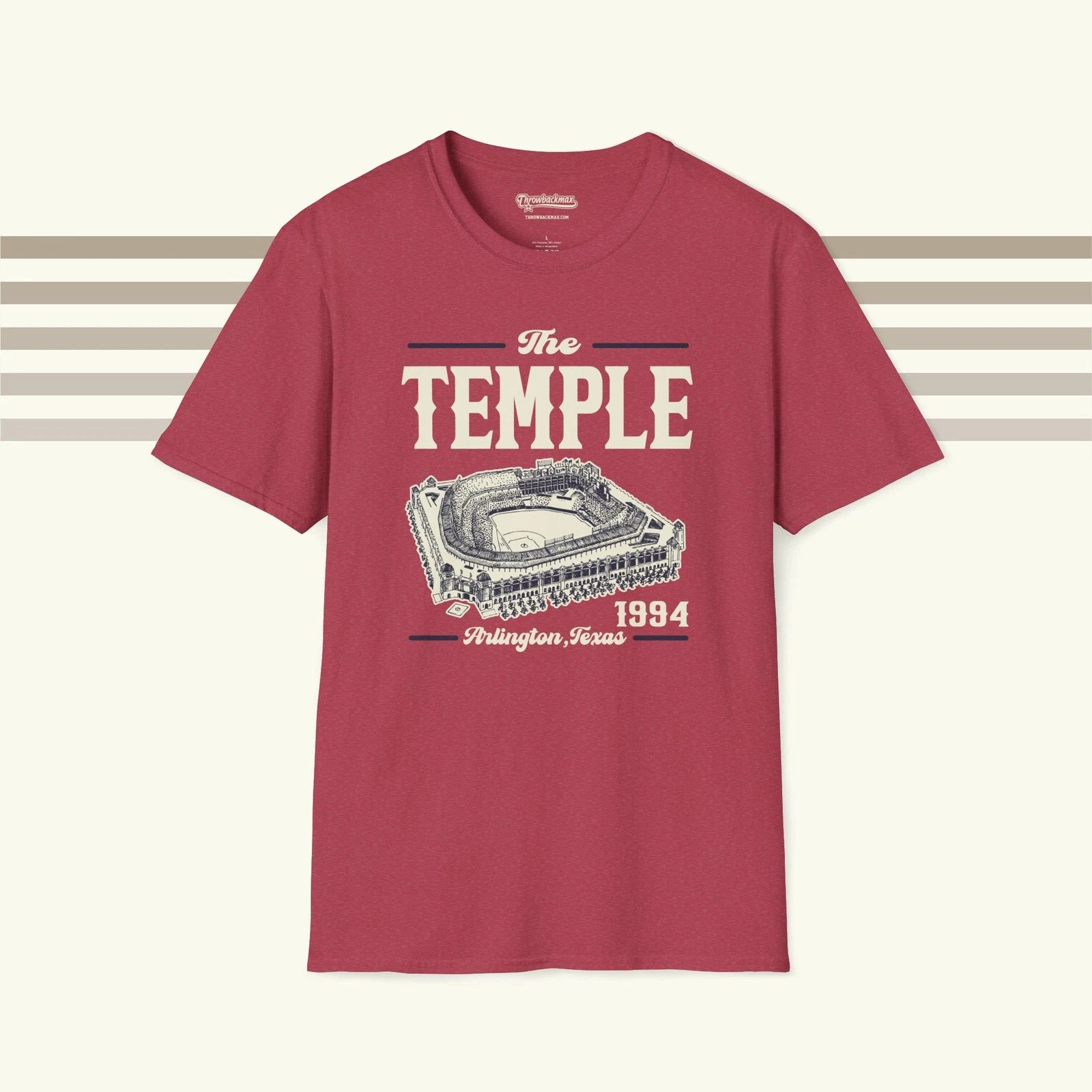 The Temple Ballpark Premium T-Shirt - Texas Rangers Baseball