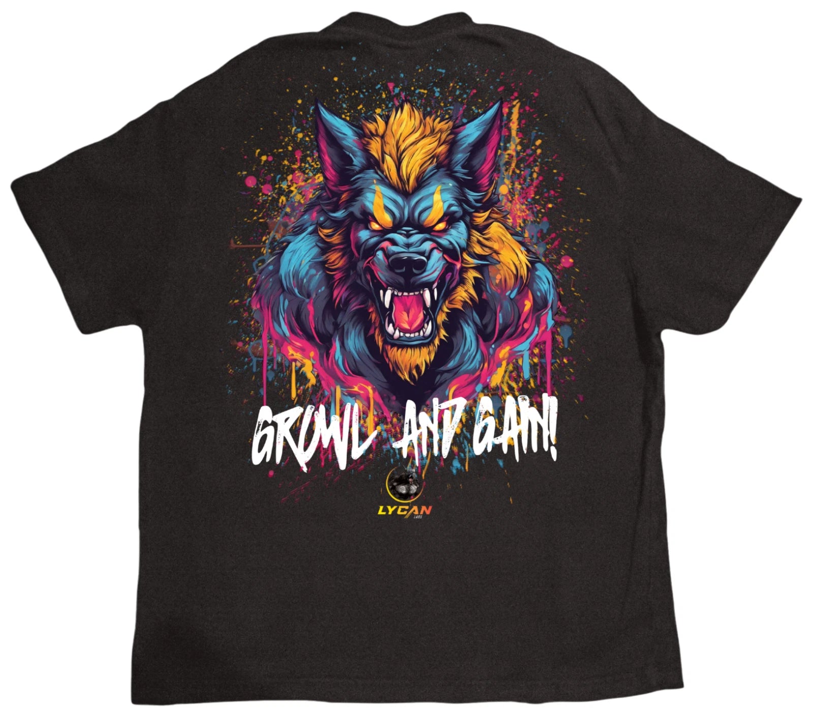 Alpha Wolf Gym T-shirt | Workout Muscle Weightlifting Bodybuilding Apparel