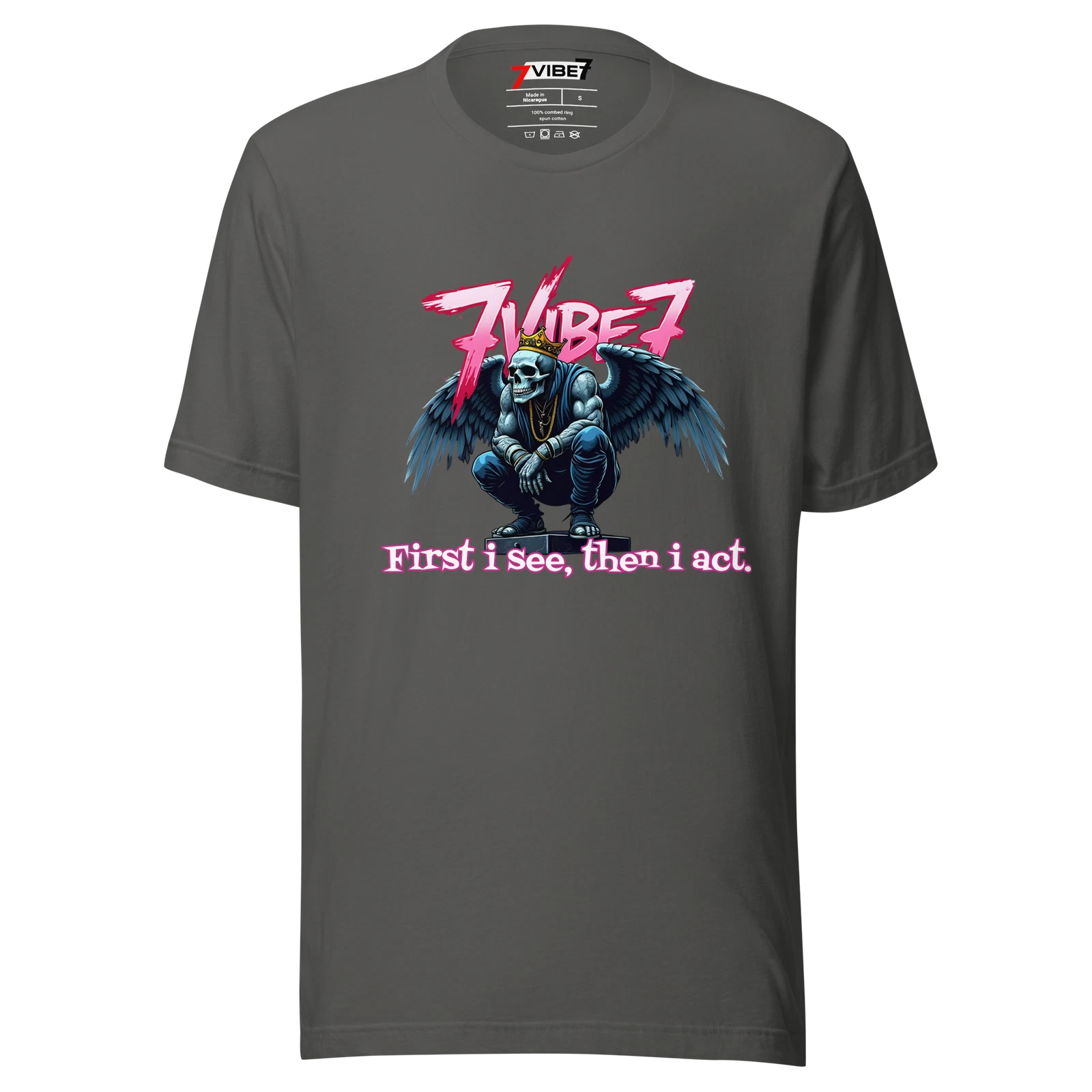 Unisex t-shirt Gargoyle 7Vibe7 Urban Streetwear Graffiti Style
