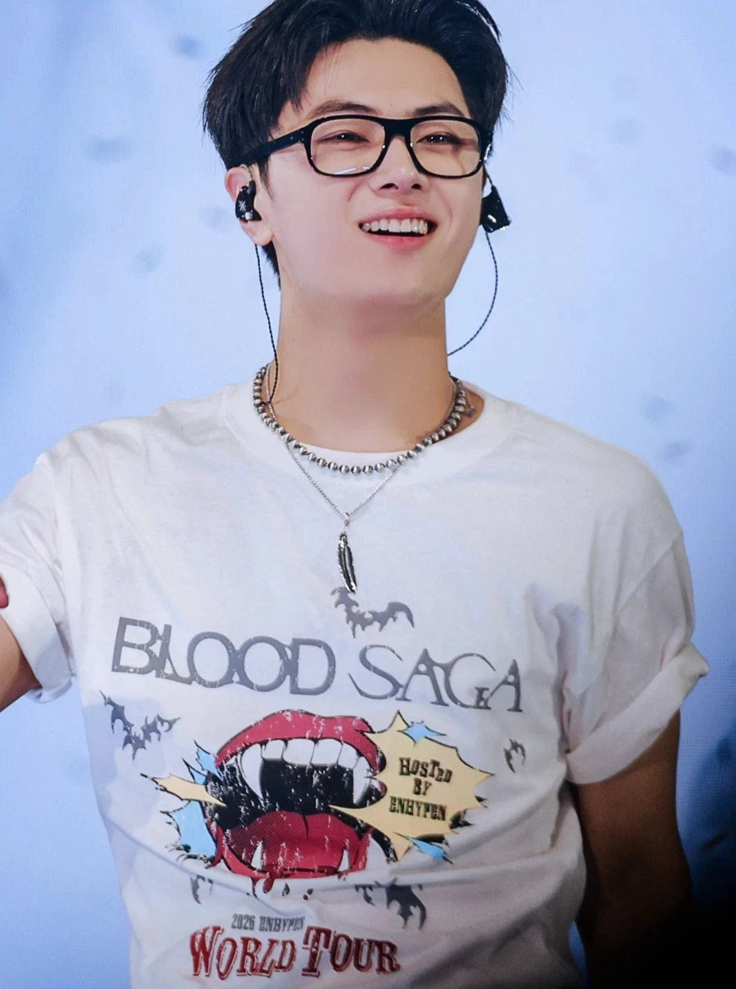 Enhypen World Tour 2026 T-Shirt, Blood Saga Merch reprint T-Shirt