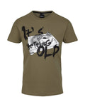 Bench Getting Old Urban Streetwear Men's Khaki Green T-Shirt NWT