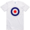 Mod Target T Shirt Skooterboys Mens Era 1970's Regular Fit 100% Cotton Tee
