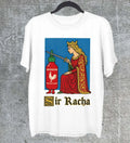 Sir Racha Funny Knight Meme Graphic T-Shirt Vintage Humor Tee
