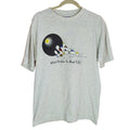 Men's Sexwear Gray Graphic T Shirt Large
