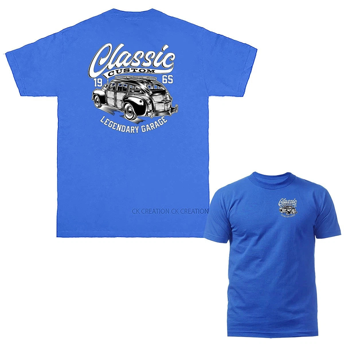 Classic Custom Woody Hot Rod Garage Classic Vintage Car Automobile T-shirt