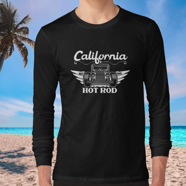 American California Classic Old Logo American Long Sleeve T-Shirt Funny S to 5XL