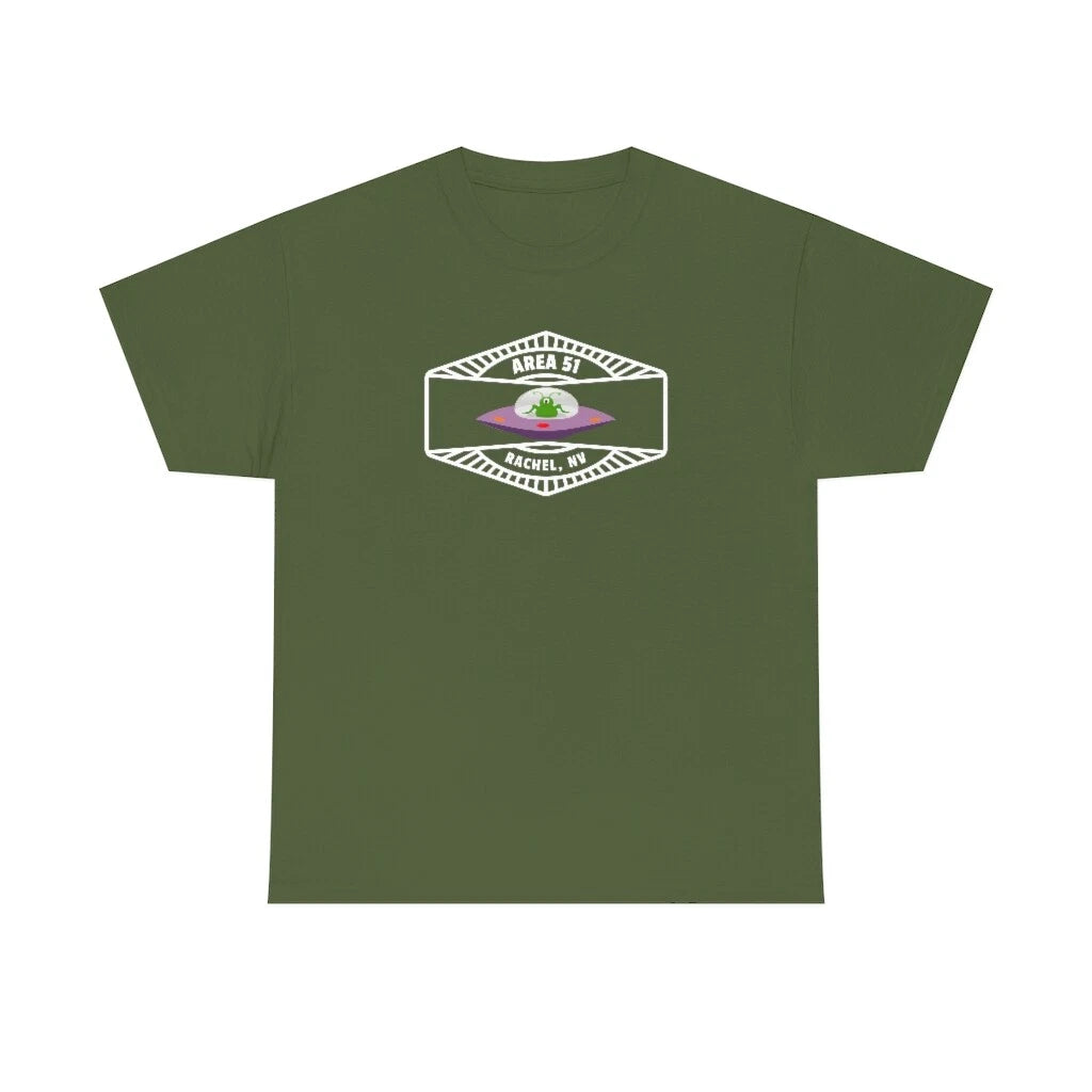 Area 51, Rachel, Nevada - Unisex Heavy Cotton Tee