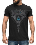 Mens T-Shirt Berserker Bear Viking Warrior Odin Thor Valhalla Runes Valknut