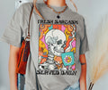 FRESH SARCASM SERVED DAILY | GROOVY SKELETON COMFORT COLORS® TEE