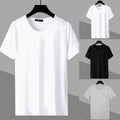 Fashion Men's Solid Color Slim Fit T Shirt Top Short Sleeve Casual Outfit