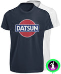DATSUN Navy Retro Logo T-Shirt 240z 260z 280z ZX 510 Fairlady CLASSIC TEE S-3XL