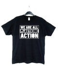 Plasticine Action Black T-Shirt Left Wing Politics S/M/L/XL/XXL Customise