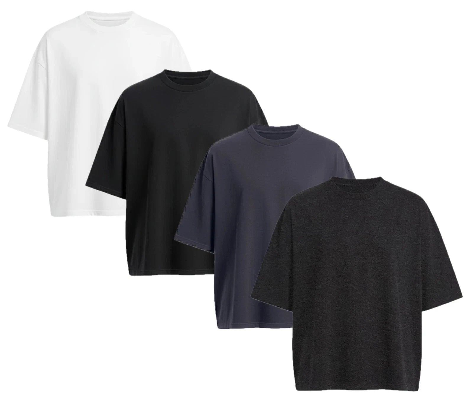 Cotton Boxy Cropped Fit T-Shirt AWDis Short Sleeve Crew Neck Tee