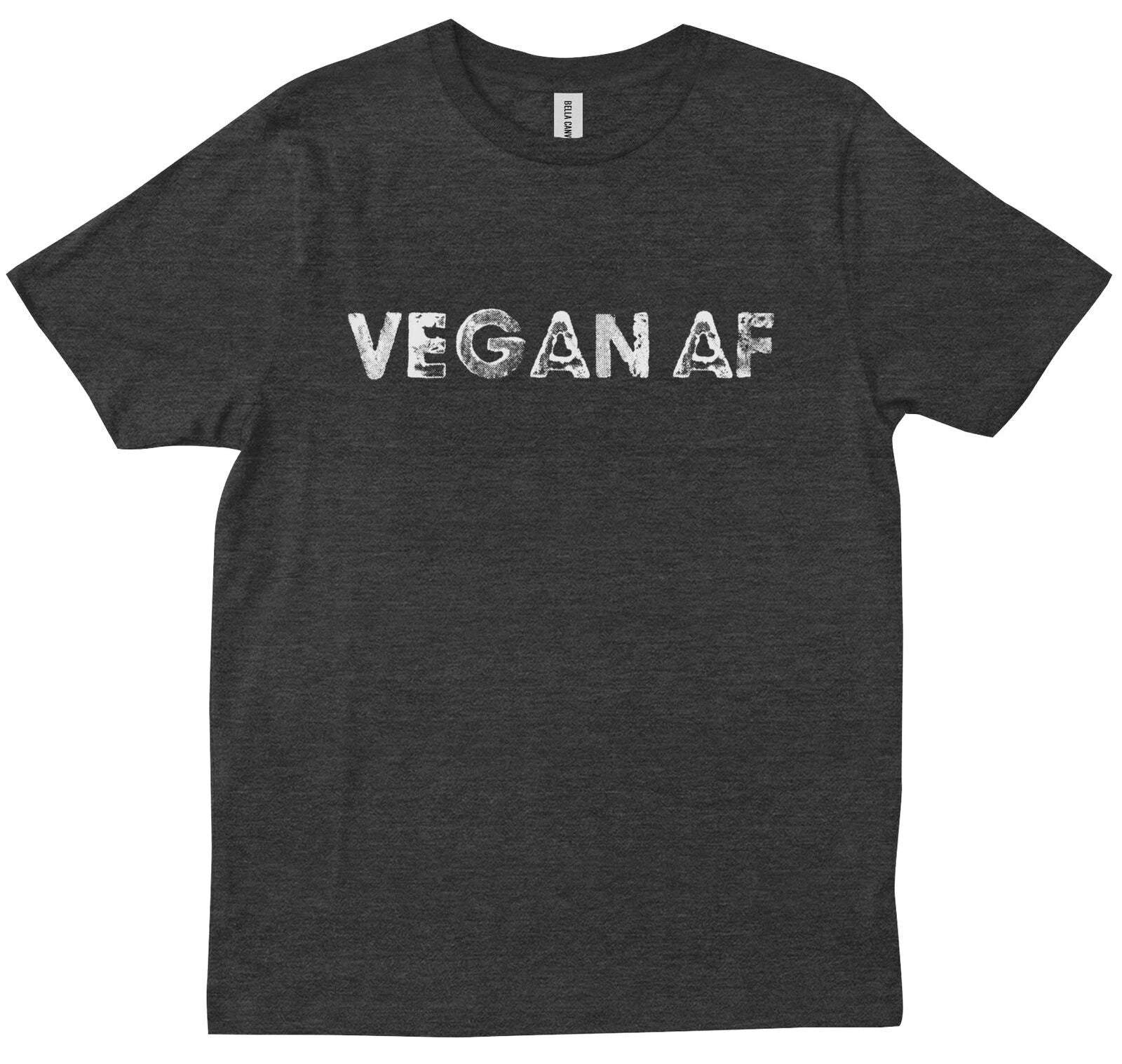 Vegan AF Vegan Gift Vegetarian Plant Based Funny Distressed Gifts T-shirt
