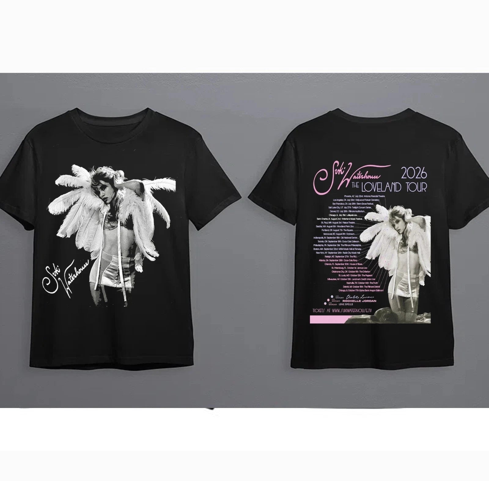 Suki Waterhouse 2026 North American Tour T-shirt