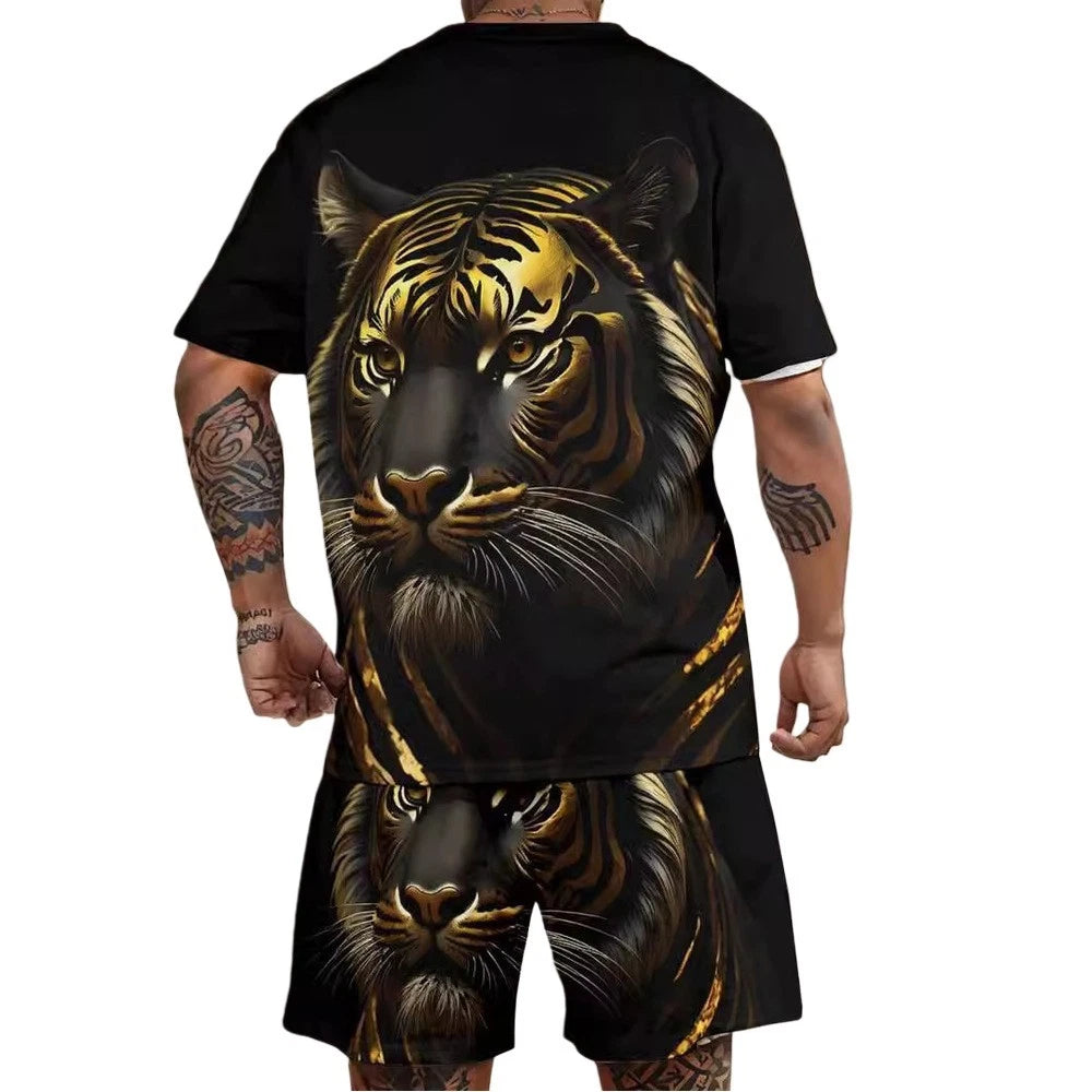 Comfortable Black Round Neck Short Sleeve Shirt for Casual and Street Fashion