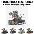 DigiRods Rat Rod Racer Chevy 1980s C10 Silverado Truck Cartoon Car T Shirt