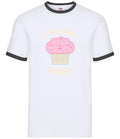 Cupcake Addict Cute - Mens Ringer - Baking Bake Cake