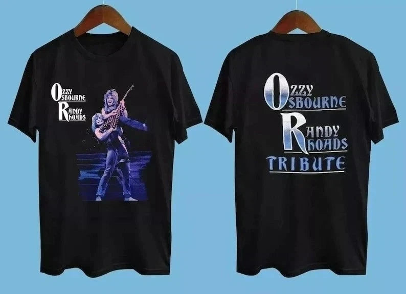 Randy Rhoads Tribute Inspired T Shirt Heavy Metal Rock Fanclub TRENDING TSHIRT