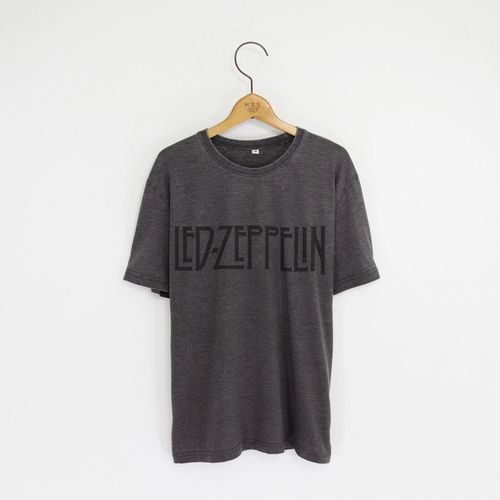 Unisex Led Zeppelin Vintage-Style Distressed T-Shirt