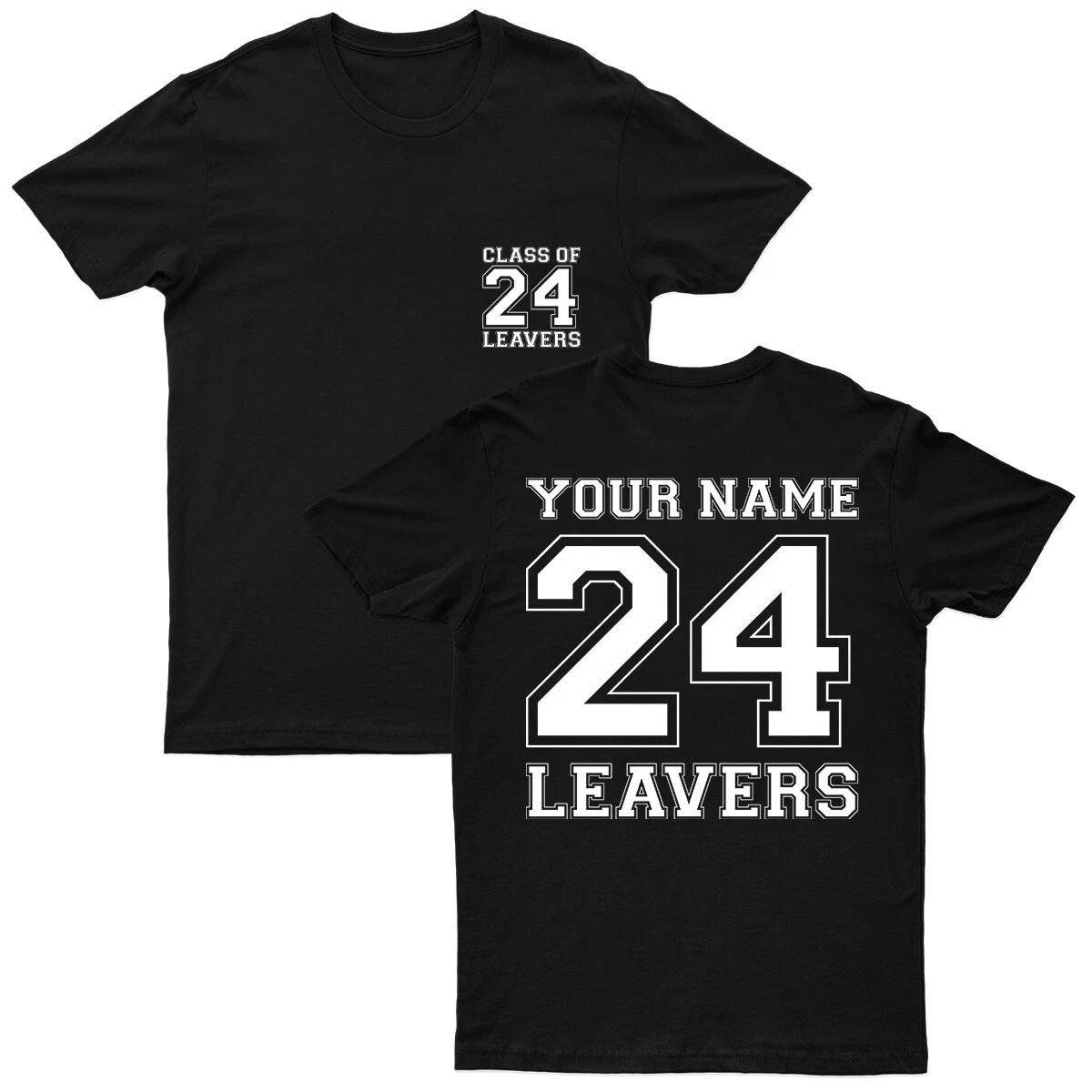 Personalised Any Name Class Year School Leavers Custom Mens T-Shirts Top #TA-195
