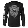 AMON AMARTH - GREY SKULL (BLACK) BLACK Long Sleeve Shirt Medium