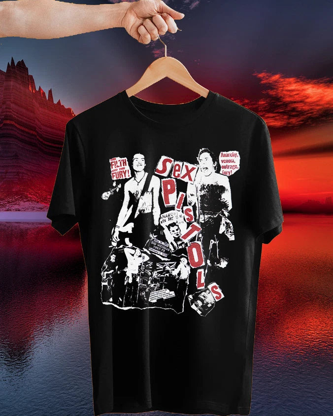Vintage 1980’s Sex Pistols Sid Vicious Punk Band Tour T Shirt