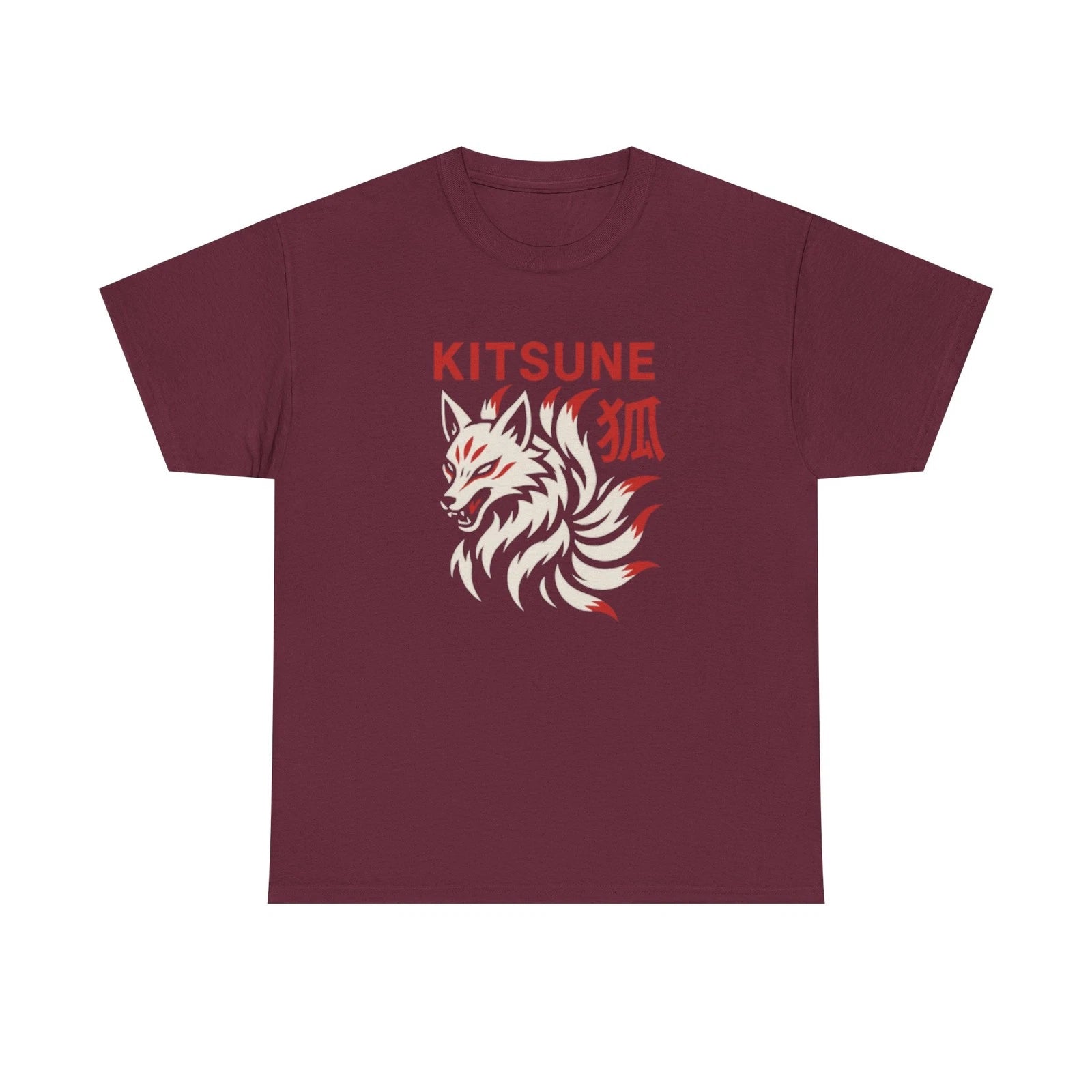 Kitsune Fox Illustration Tee | Japanese Fox Spirit Shirt