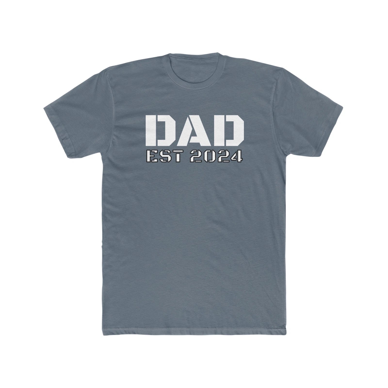 Personalized Est Dad Shirt, Custom T-Shirt,New Dad Gift, Father's Day Gift