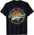 Dog Fathers Day Dog Dad The Man The Myth The Snack Dealer T-Shirt (2 sides)