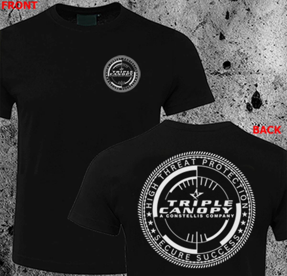 NEW Design Blackwater Triple Canopy High Threat Protection Tshirt HQ Design
