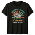 Sometimes I Wonder If My Mens T-Shirt Boating Fishing Fathers Day Gift For Him