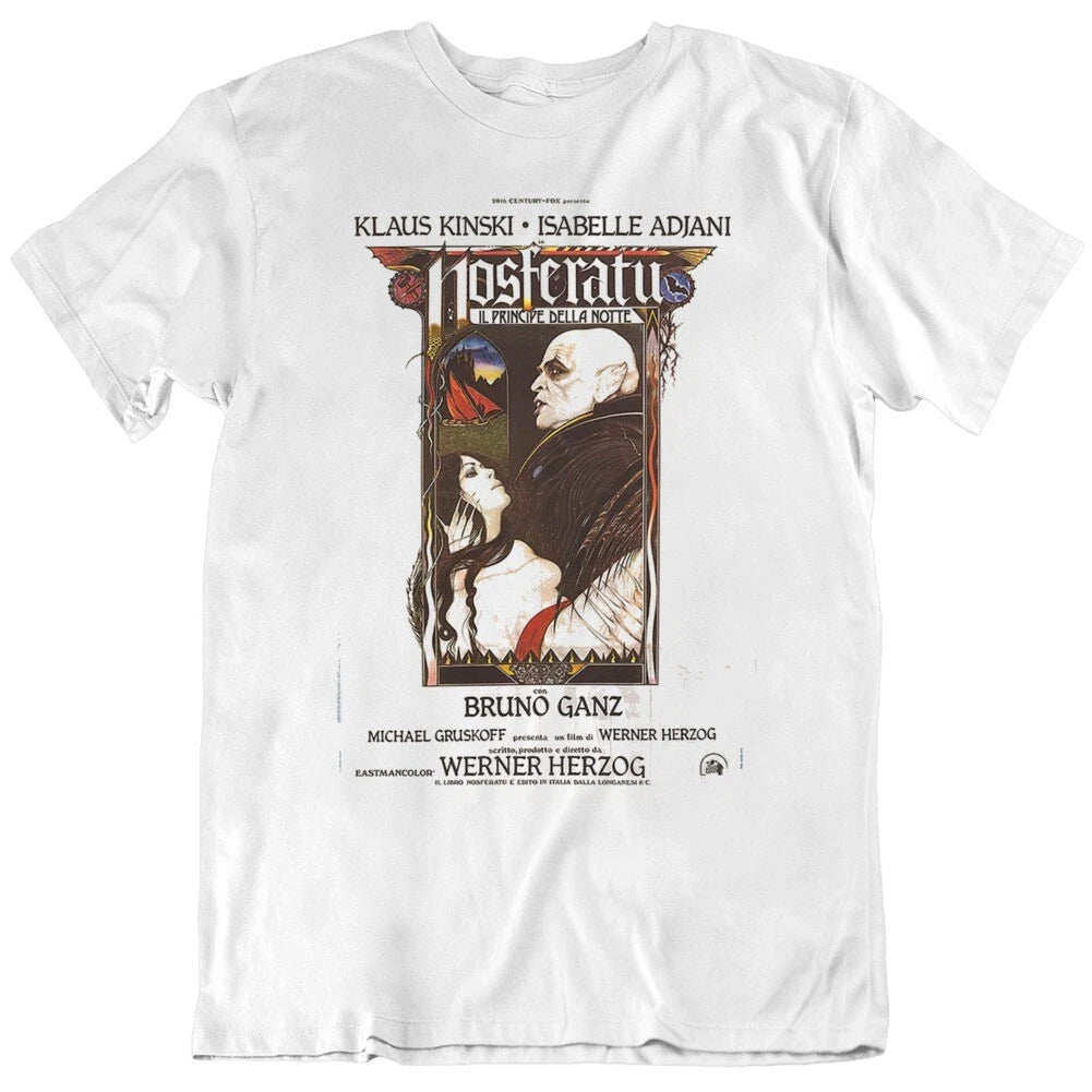 Nosferatu Italian  Movie Poster Fan   T Shirt