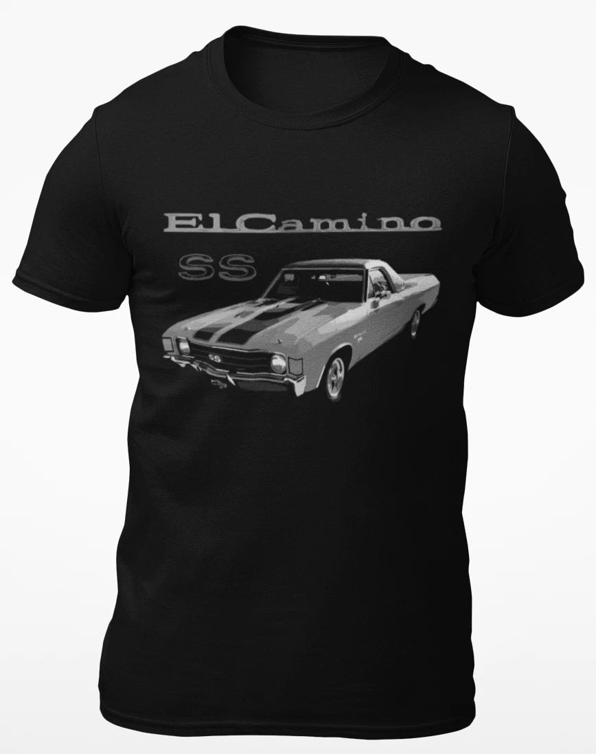 1972 Chevy El Camino SS Classic Car Short-Sleeve T-Shirt