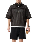 Jersey Shirts for Men Tees Short Sleeve Baggy Tops Oversized Gym Sports T Shirt
