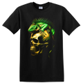 Iguana Skull T Shirt Green Reptile Skeleton Gothic Horror Graphic Art Cool Tee
