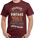 66th Birthday T-Shirt 1960 Mens Funny 66 Year old Vintage Year Limited Edition