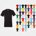 Bella Canvas Unisex Jersey crew neck t-shirt 3001 - Unisex, Shoulder taping (A)