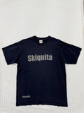 Fruit of the Loom Vintage Men's M Cotton T-Shirt in Navy School Trip