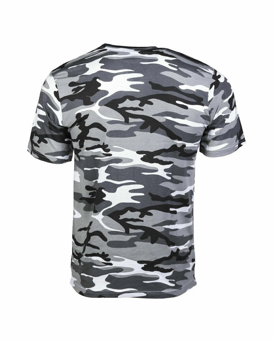 Urban Camouflage T-Shirt 3 Color Camouflage US Army Camo WWII WW2 Isaf Kfor