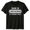 Made In Lincolnshire All Original Parts Mens T-Shirt Travel Gift