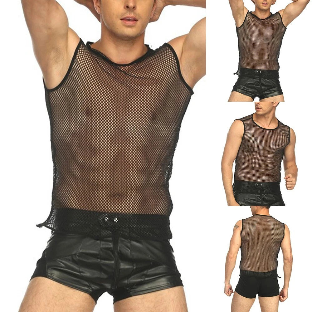 Cool Fashion Brand New Shirts MenS Fishing Net Yarn Sport Shirts - Reliable