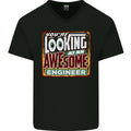An Awesome Engineer Mens V-Neck Cotton T-Shirt