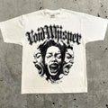 Void Whisper Faces Mens Y2K Graphic T Shirt Streetwear Cotton Tee S-3XL