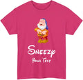 Personalised Seven Dwarfs T-Shirt Dwarf Custom Name Adults & Kids Gift Tee Top