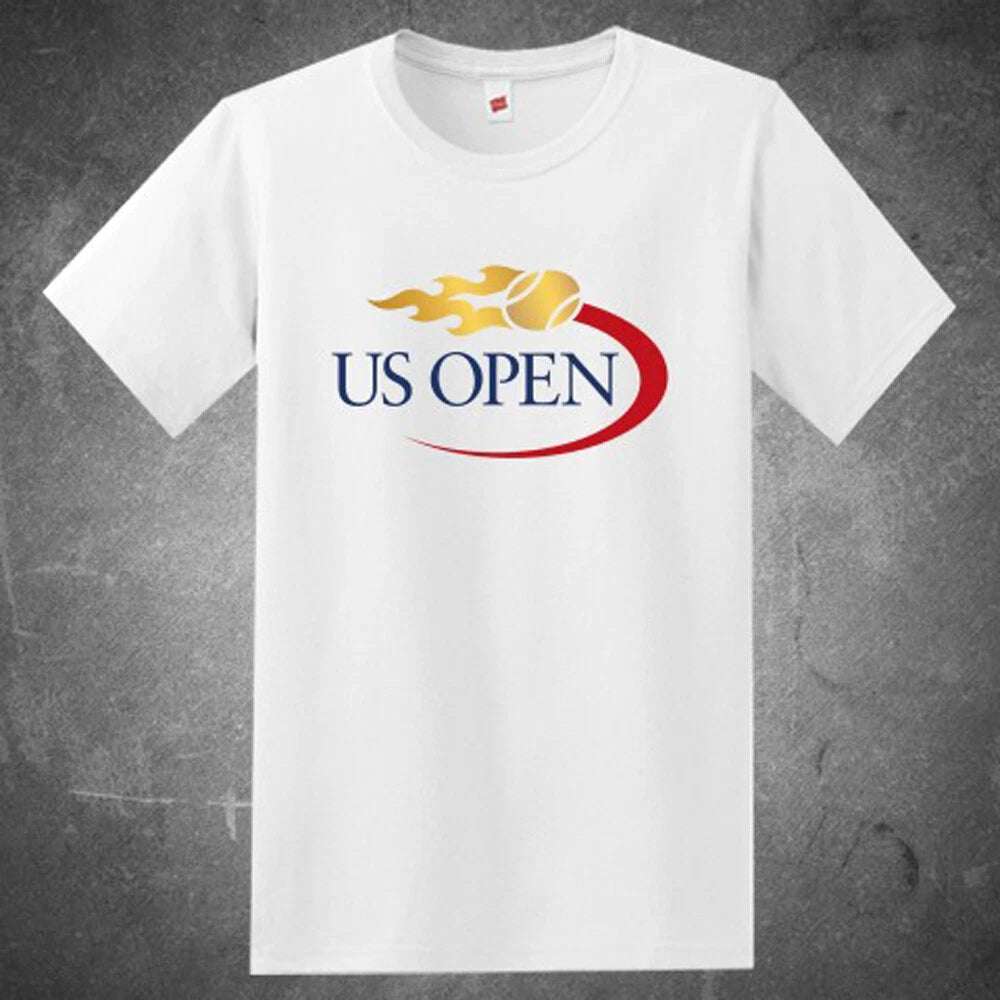US Open Tennis Grand Slam Men's White Size S to 5XL
