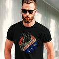 Laika, first space dog (Soviet vintage space) — Unisex t-shirt, space t-shirt