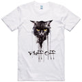 Cat Unisex Funny T Shirt Fluff Off Anti Social Print Regular Fit 100% Cotton Tee