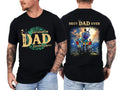 Personalized Dad Custom Kids Names Print Best Dad Ever Gift for Father Day