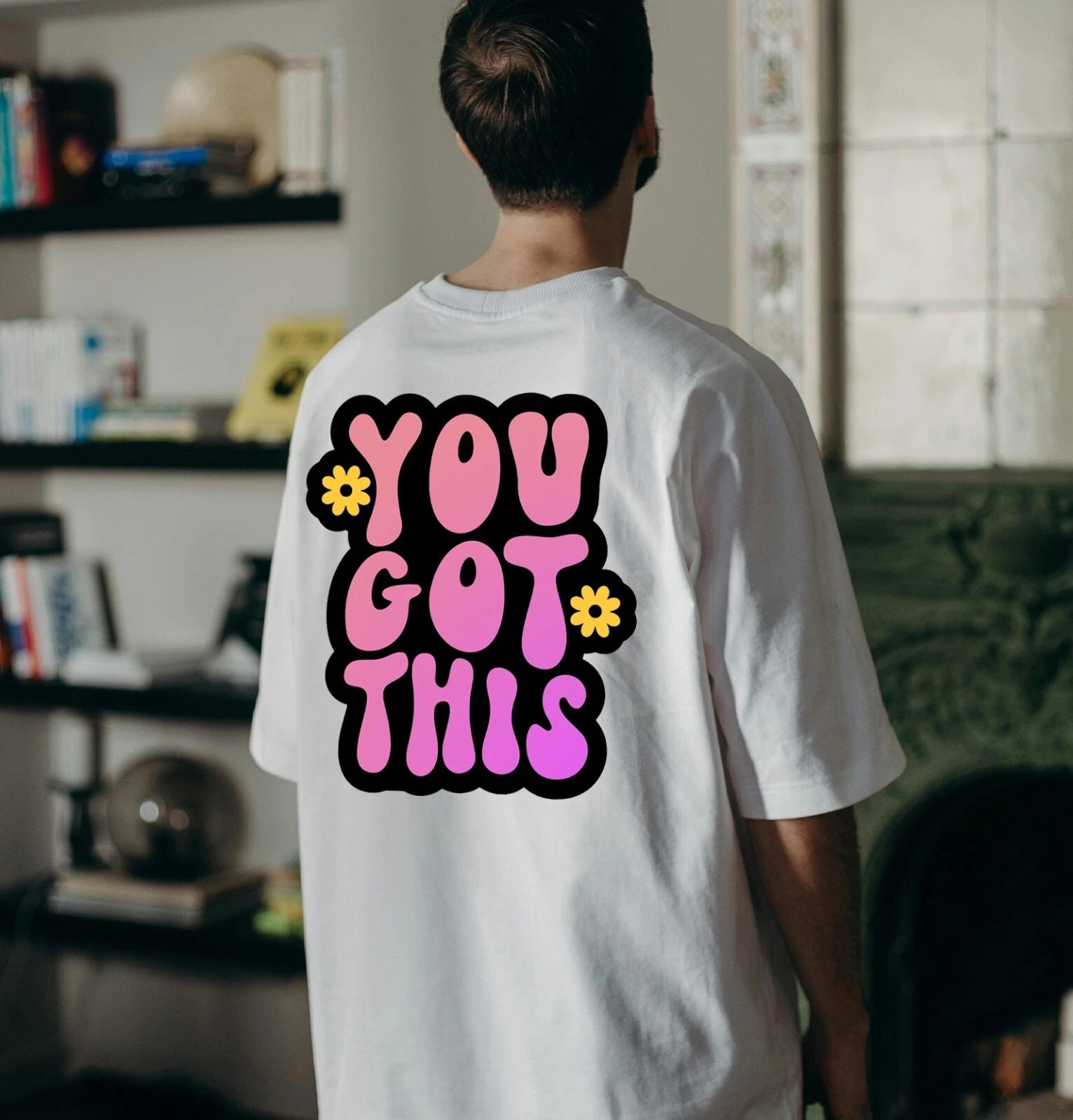 Unisex Slim Fit T-Shirt - You Got This Colour Original Student Summer Crewneck